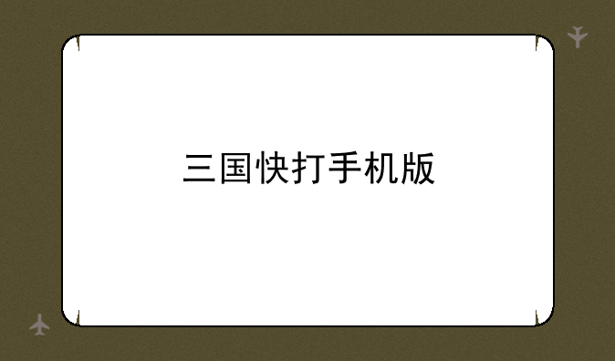 三国快打手机版