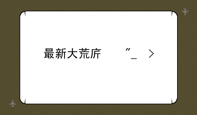 最新大荒序列号